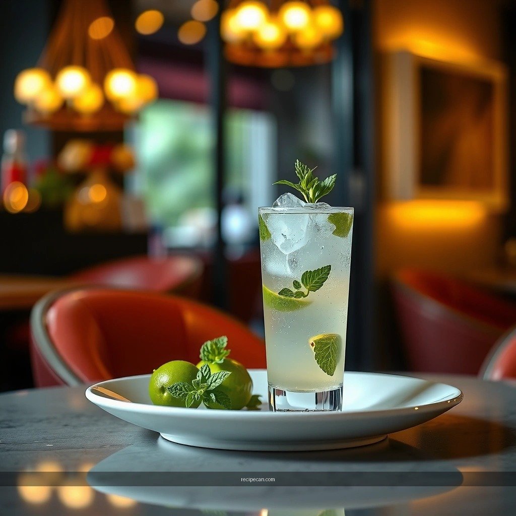 Mint and Lime - mojito white rum recipe