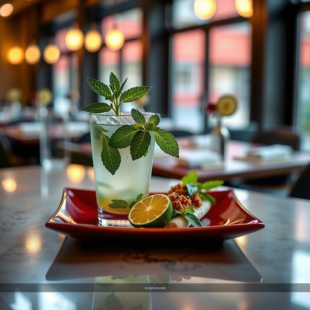 Mint and Lime - recipe for mojito mocktail