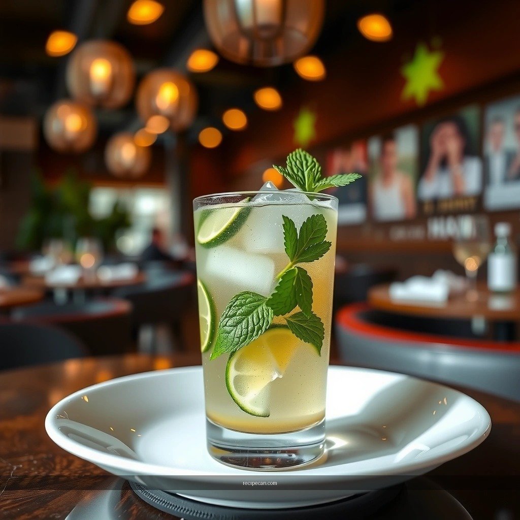 Mint and Lime - non alcoholic mojito cocktail recipe