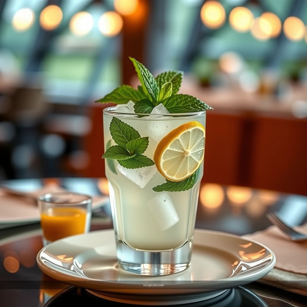 Mint and Lime - mojito vodka recipe