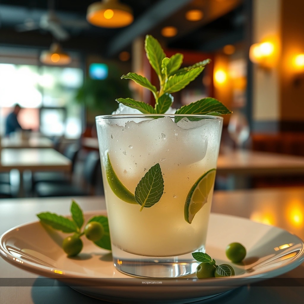 Mint and Lime - mojito coconut recipe