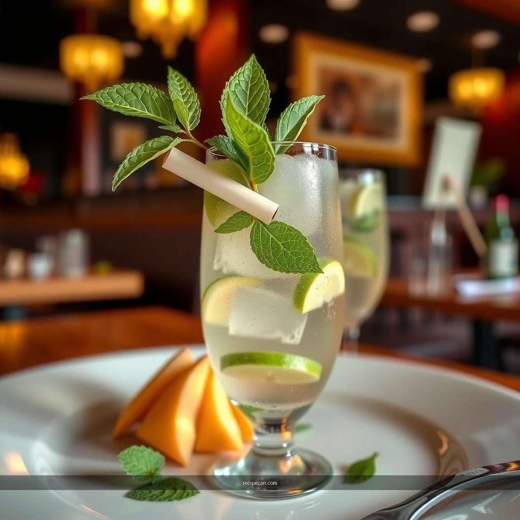 Mint and Lime - recipe for mojito cocktail