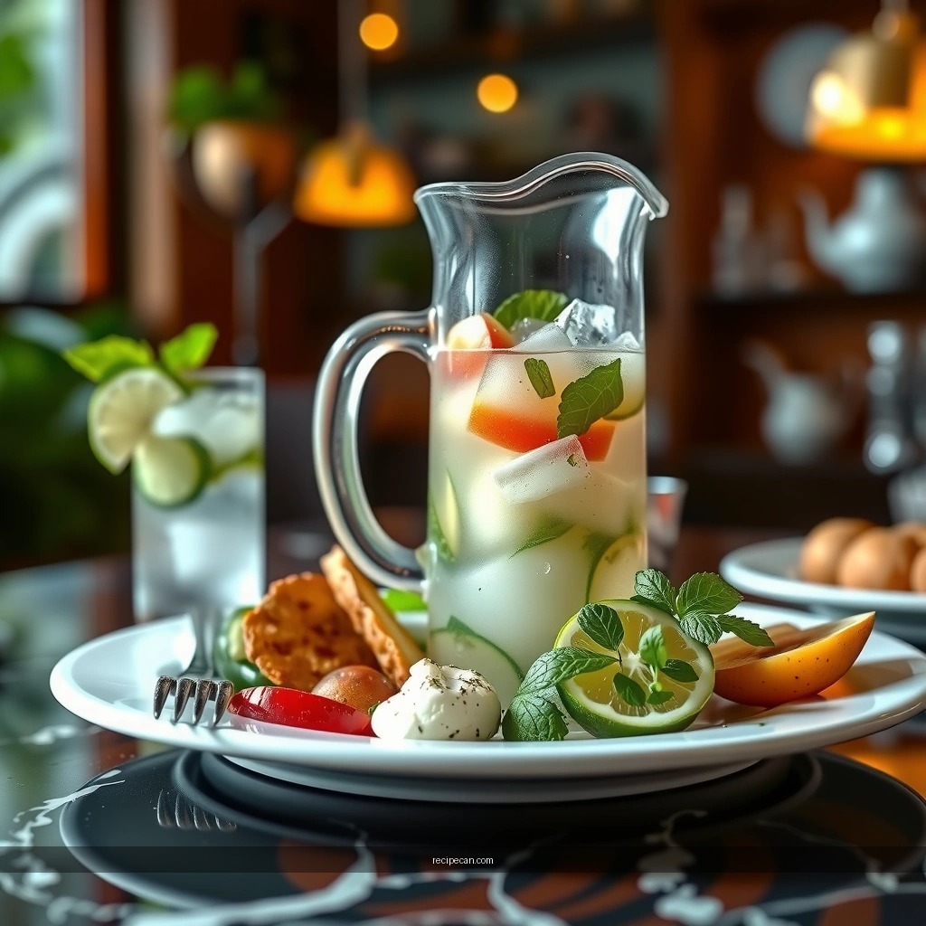 Mint and Lime - mojitos pitcher recipe