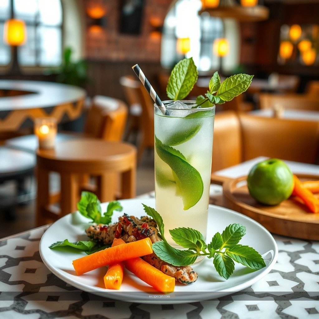 Mint and Lime Choices - low cal mojito recipe
