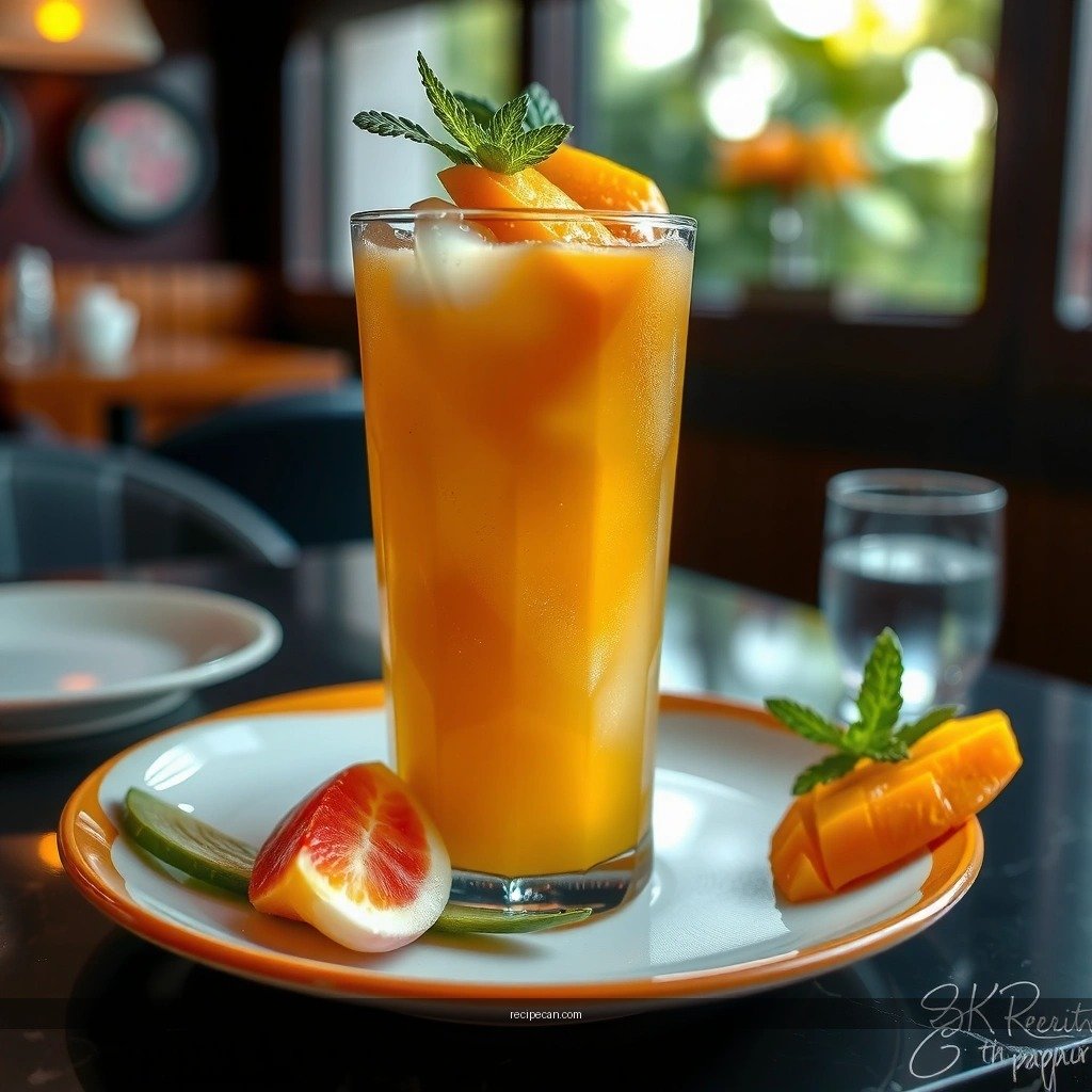 Mint and Lime Tips - frozen mango mojito recipe