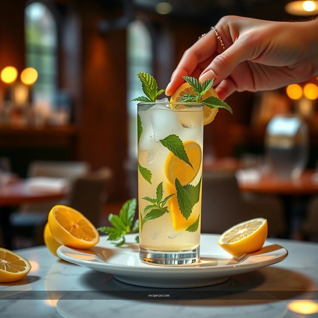 Mint and Lime Tips - limoncello mojito recipe