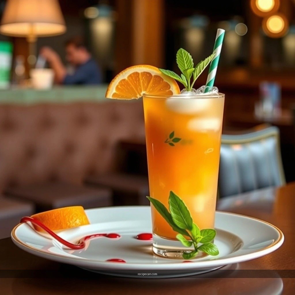 Mint and Orange - orange mojito recipe