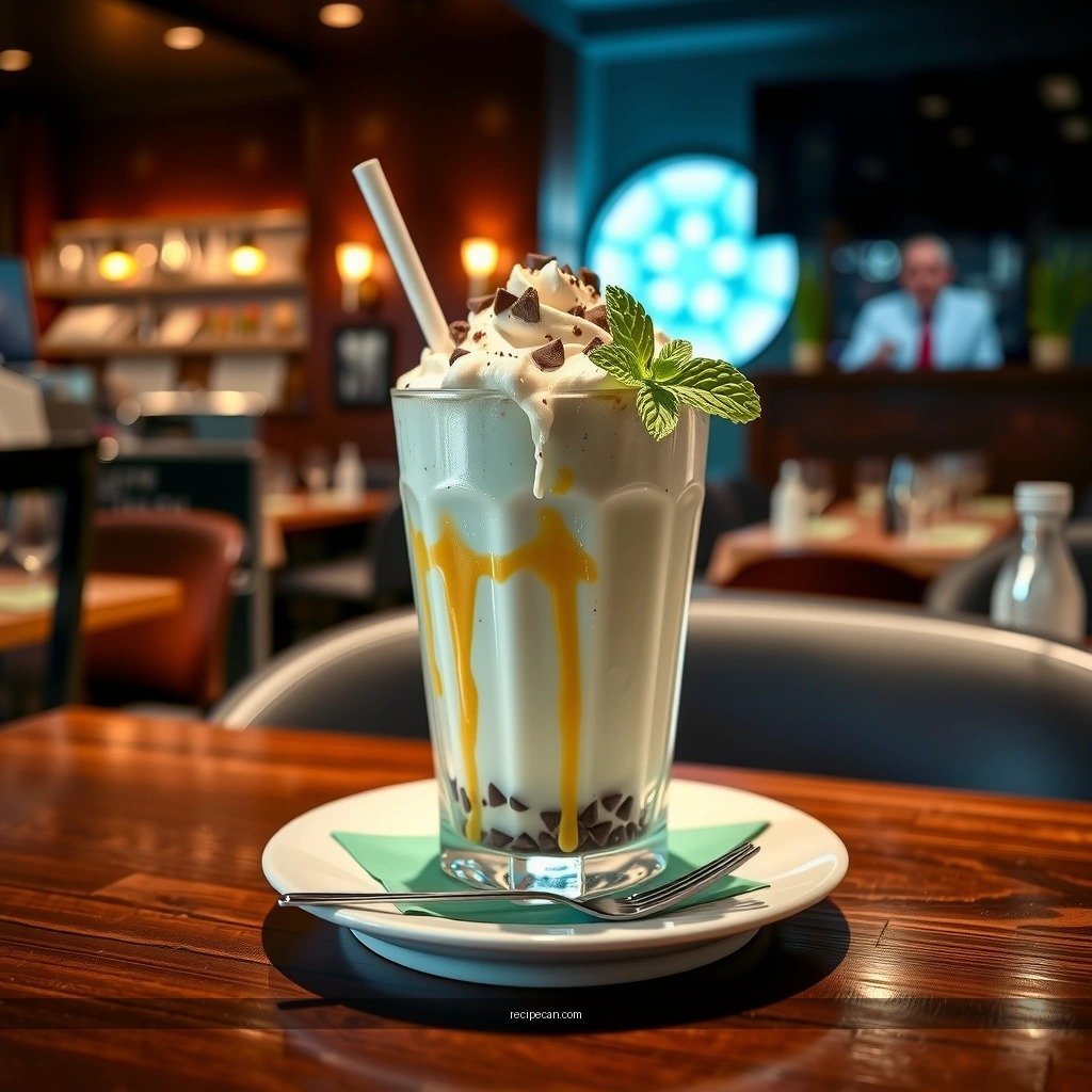 Mint Chocolate Chip Milkshake - mint chocolate chip milkshake recipe
