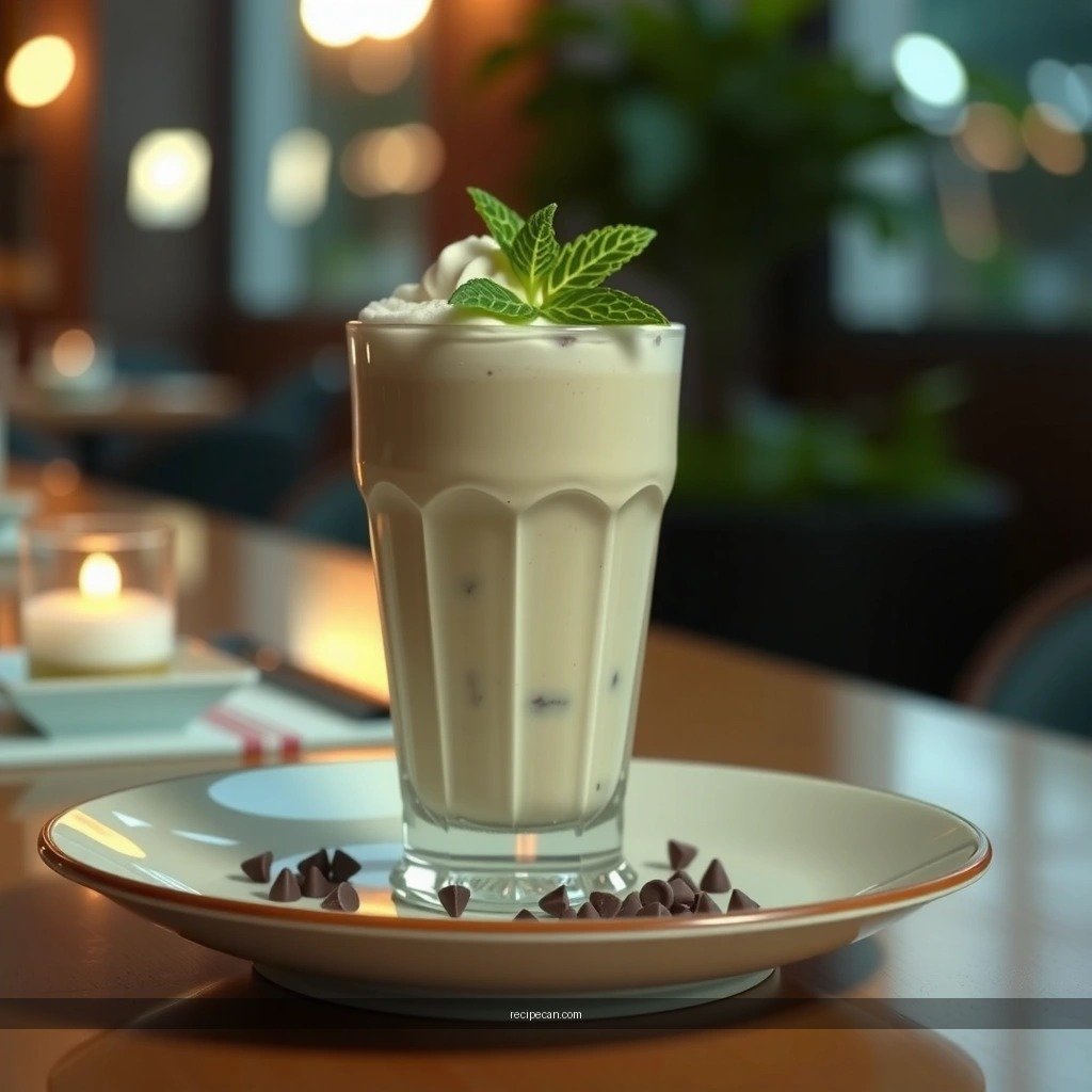 Mint Chocolate Chip Milkshake - mint chocolate chip milkshake recipe