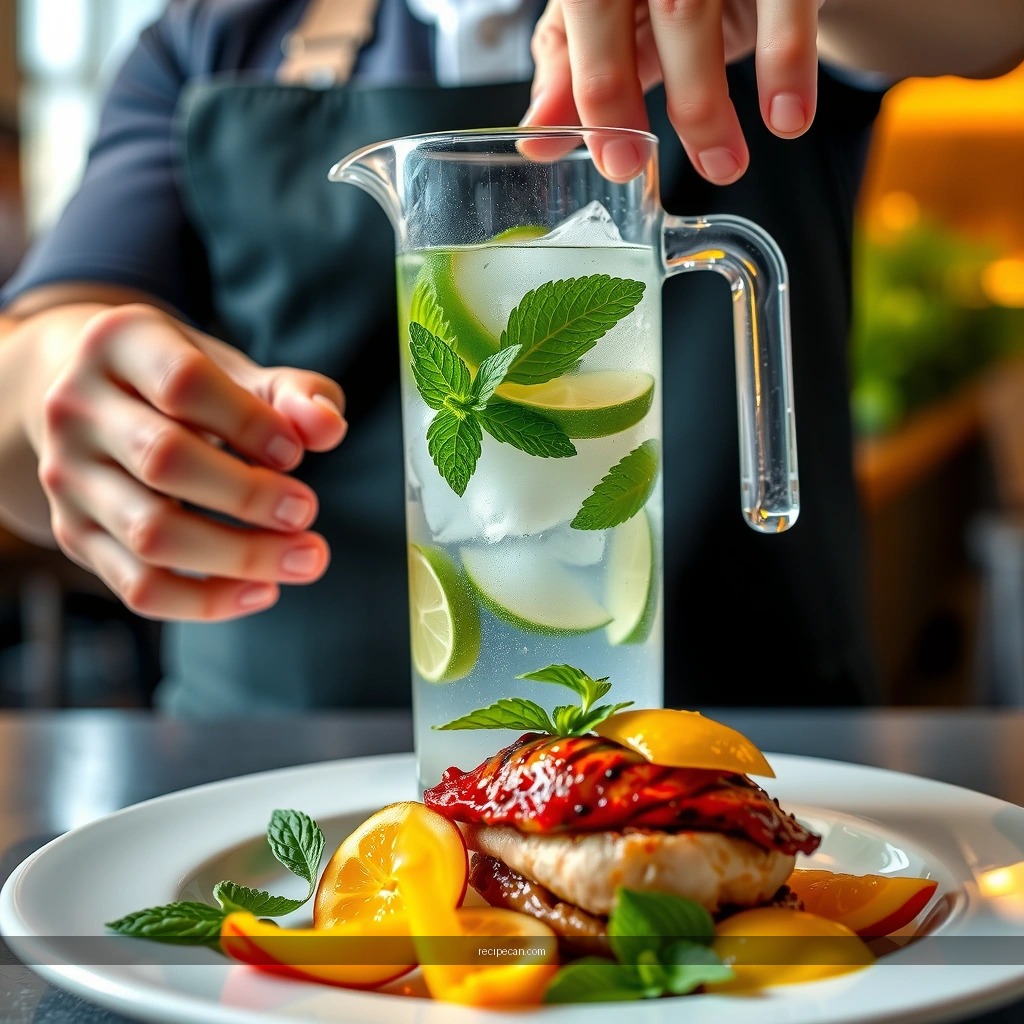 Mint & Lime - mojito cocktail recipe pitcher