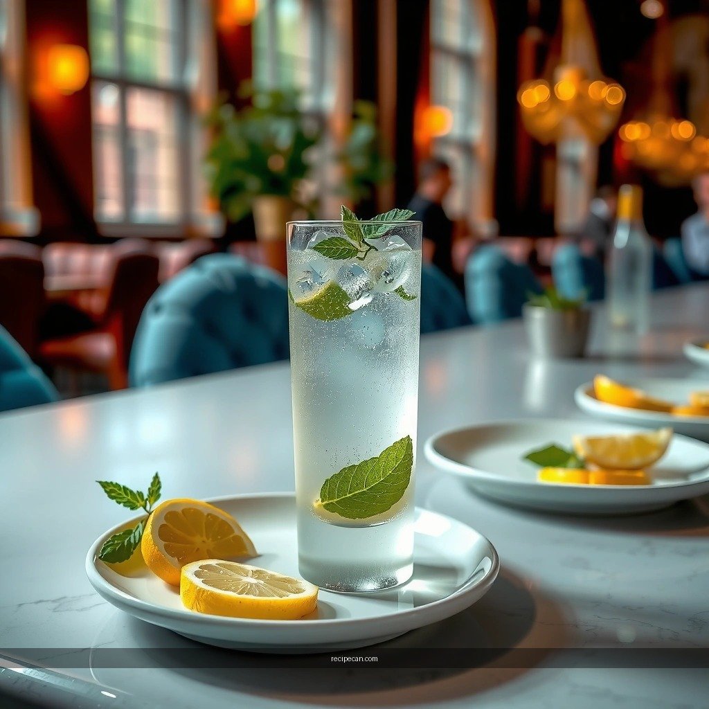 Mixing Instructions - elderflower mojito recipe