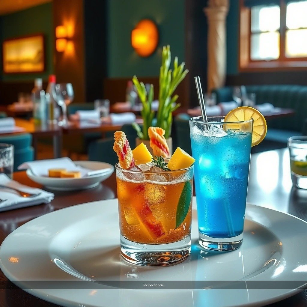 Mixing Instructions - blue long island iced tea cocktail recipe