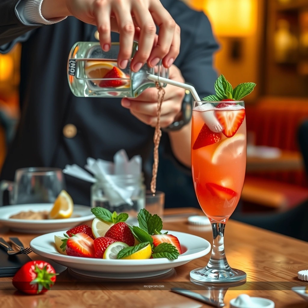 Mixing Tips - strawberry mojitos recipe
