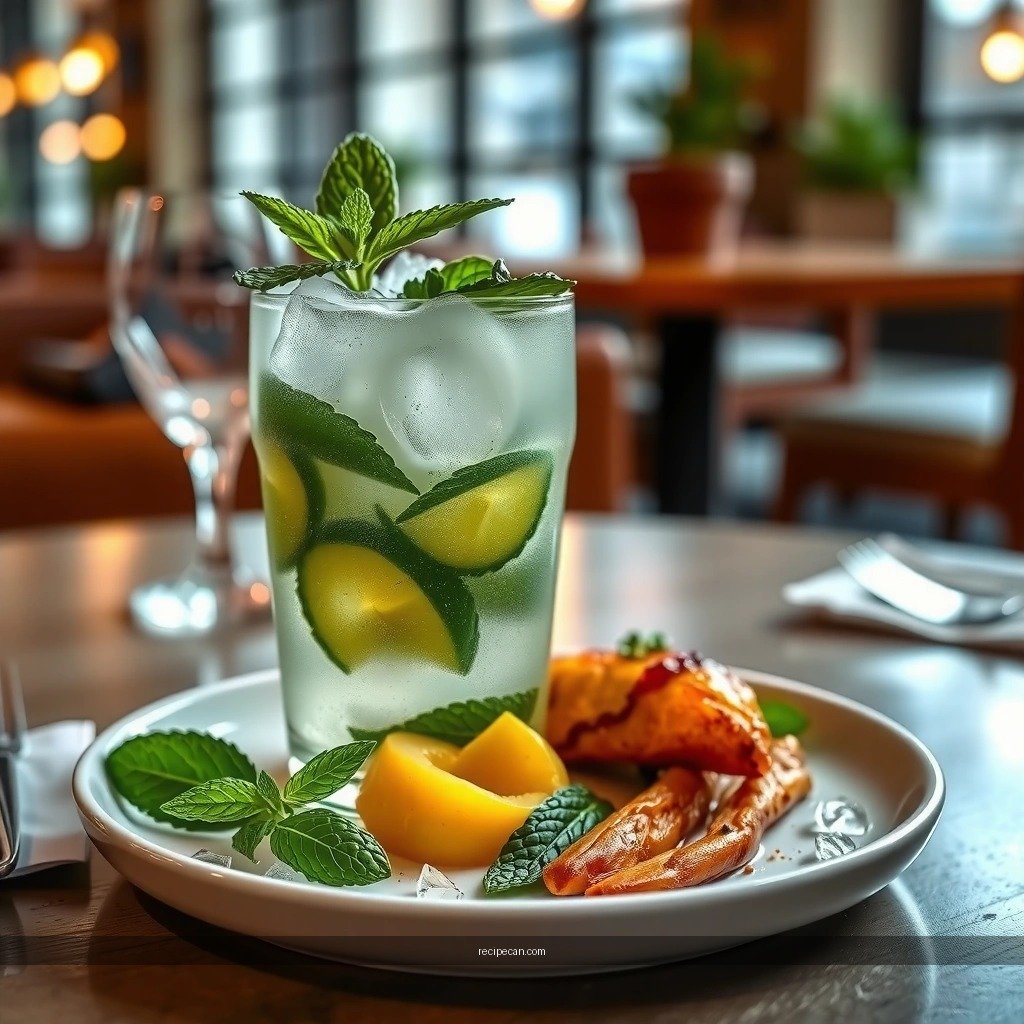 Mocktail - mint mojito recipe mocktail