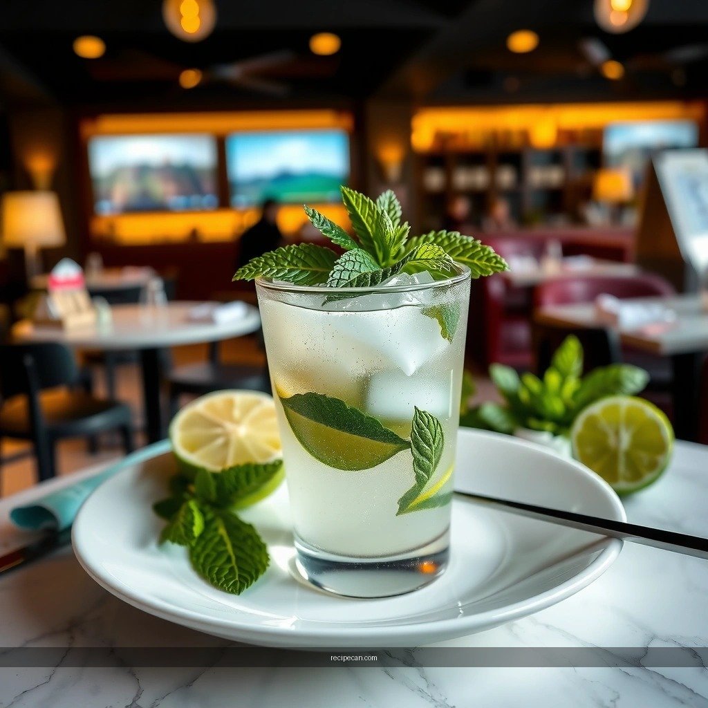 Mojito - mojito recipe with mint simple syrup