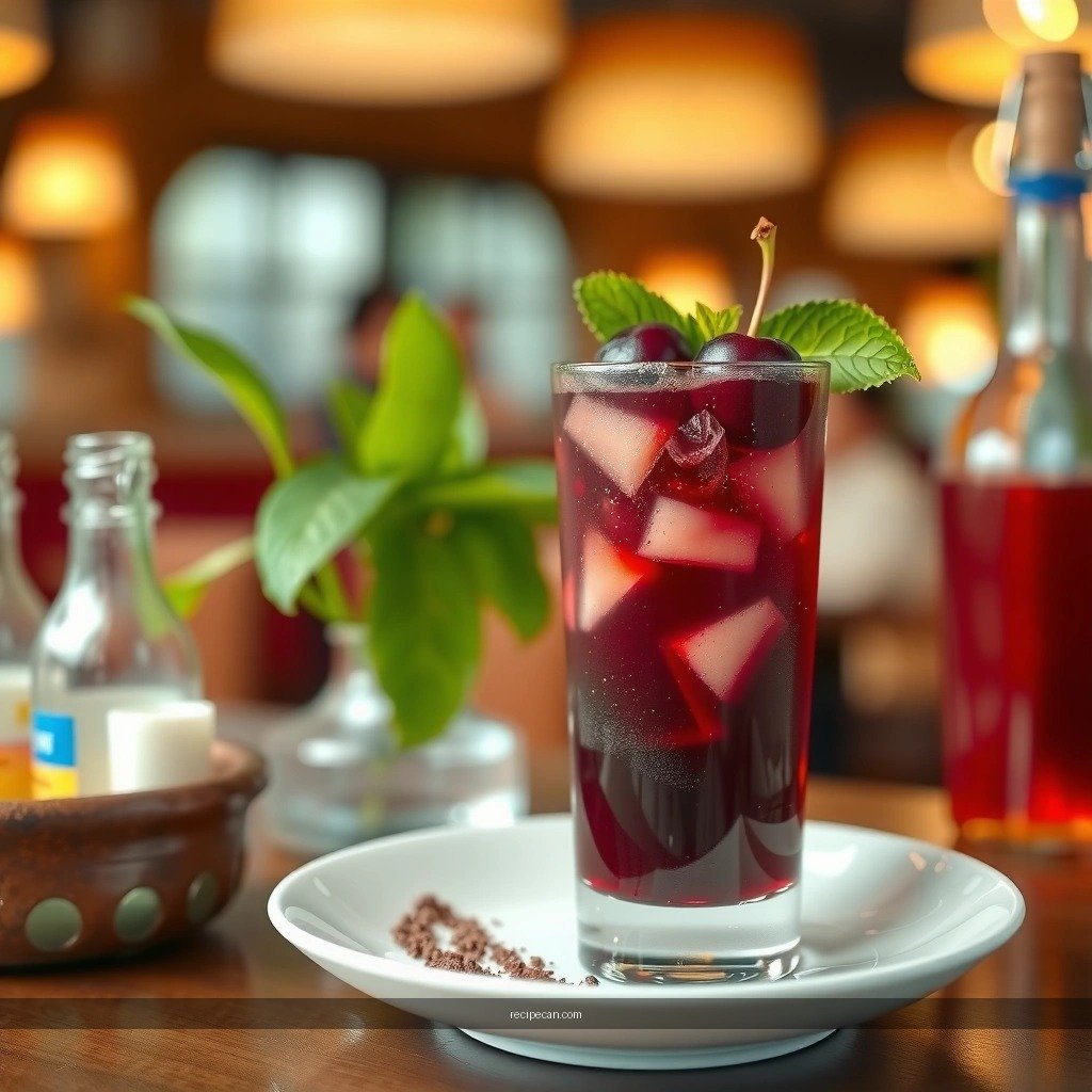 Mojito - black cherry mojito recipe