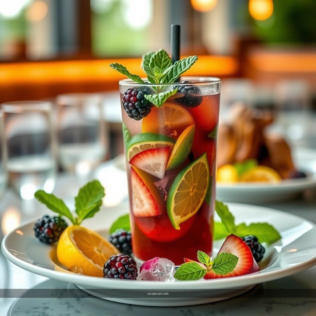 Mojito - blackberry mint mojito recipe