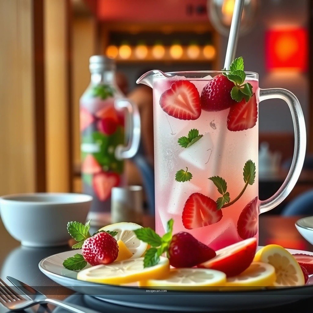 Mojito Balance - strawberry mojito pitcher recipe