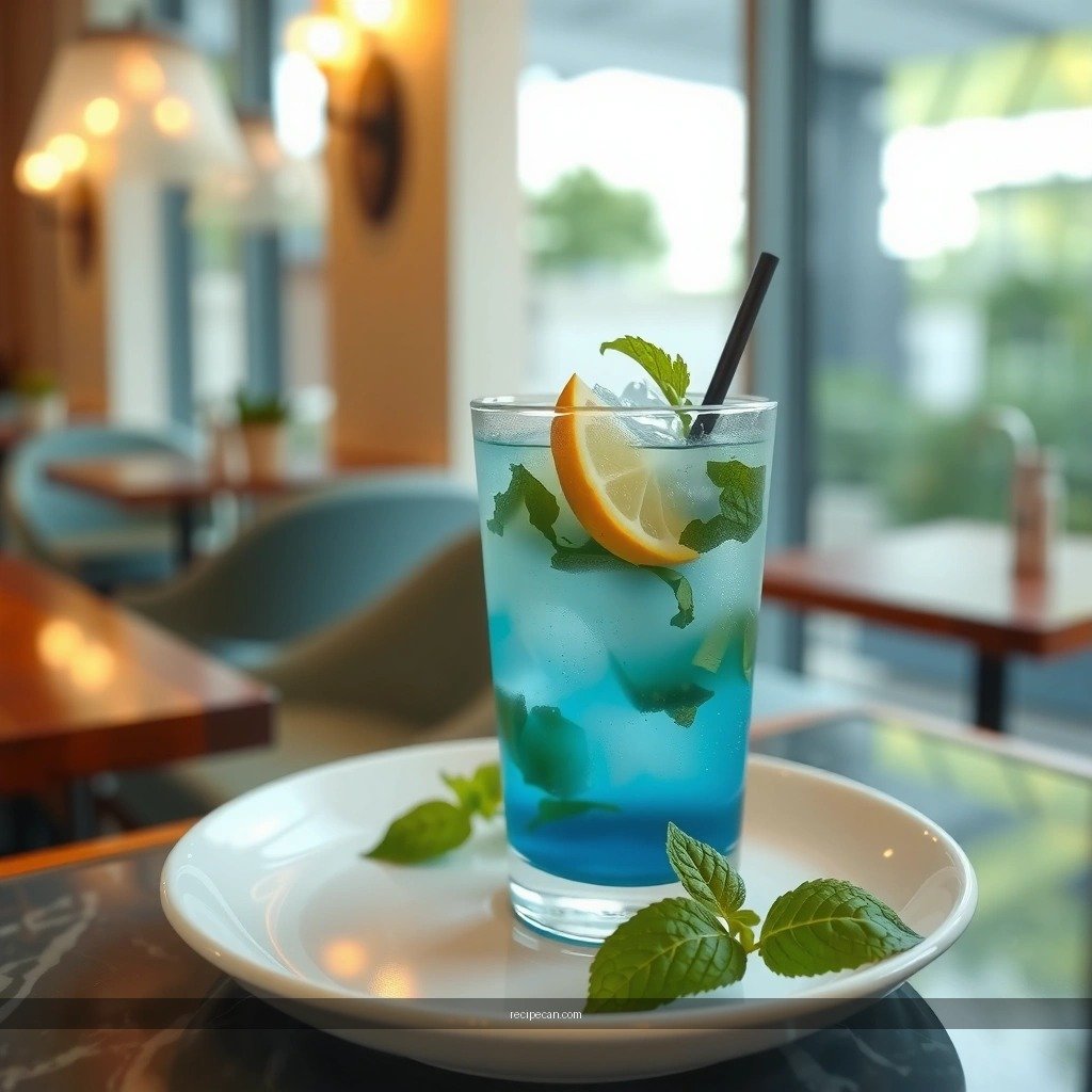 Mojito Base - blue mojito recipe