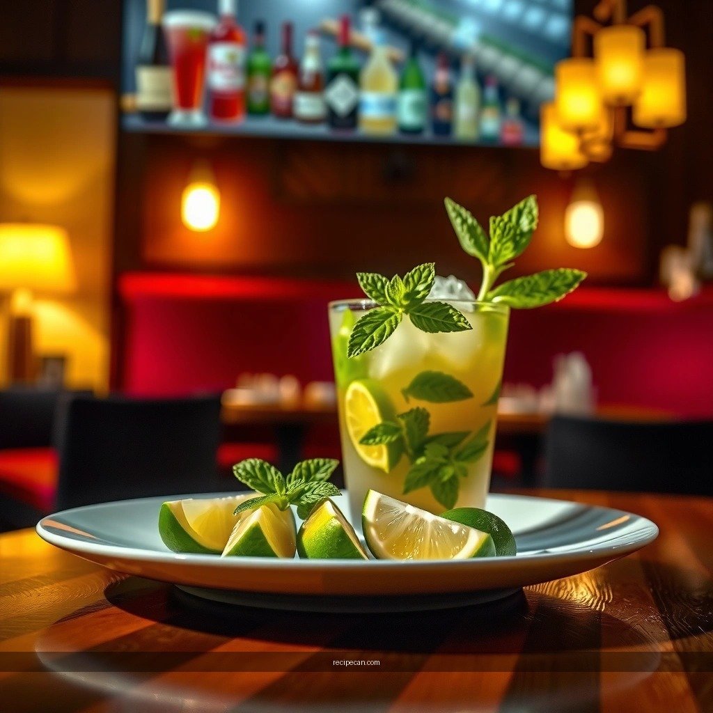 Mojito Base - large batch mojito recipe with simple syrup