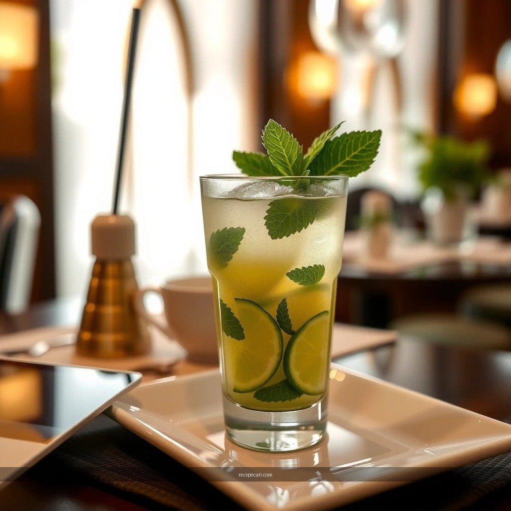 Mojito Base - matcha mojito recipe