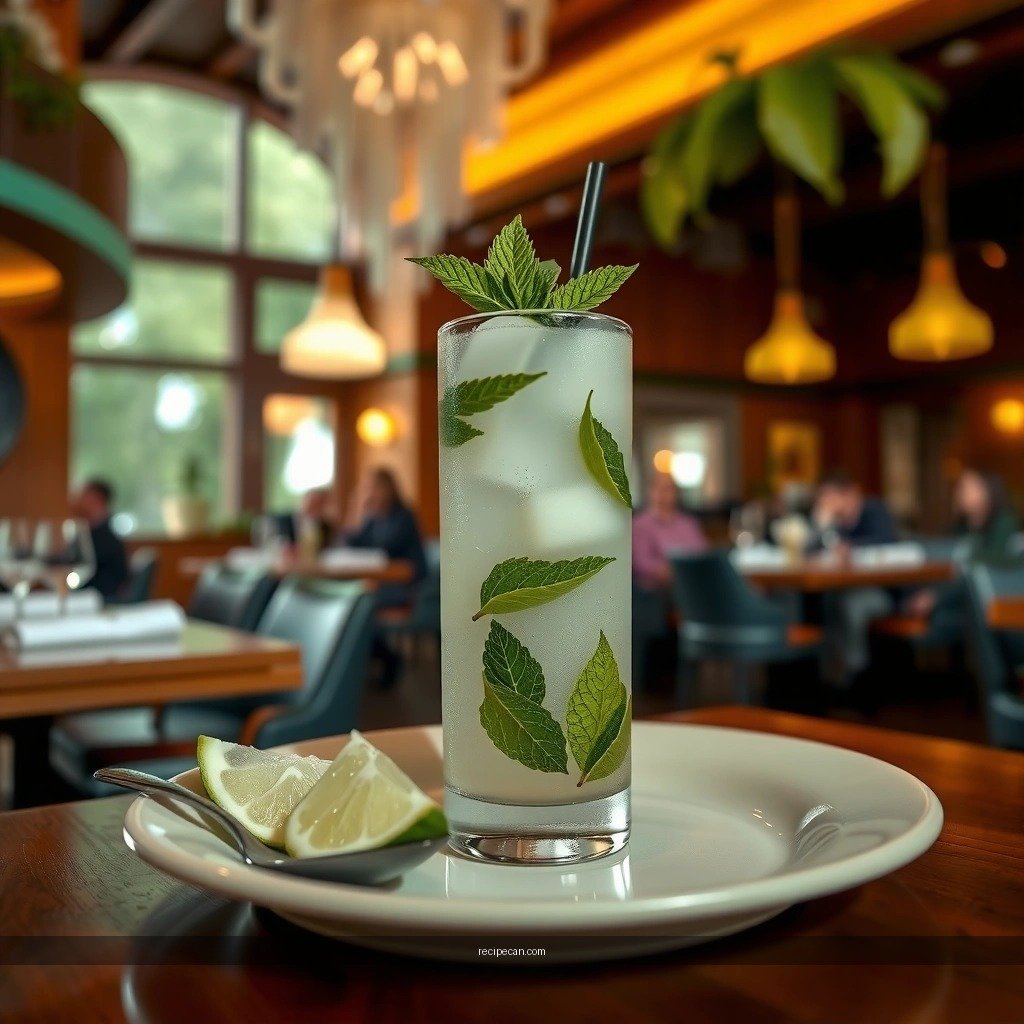 Mojito Ingredients - large batch mojito recipe with simple syrup