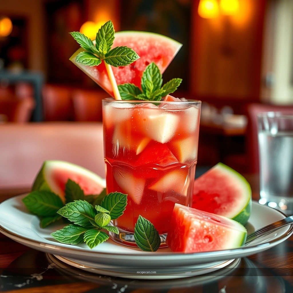 Mojito Smoothie - tropical smoothie watermelon mojito recipe