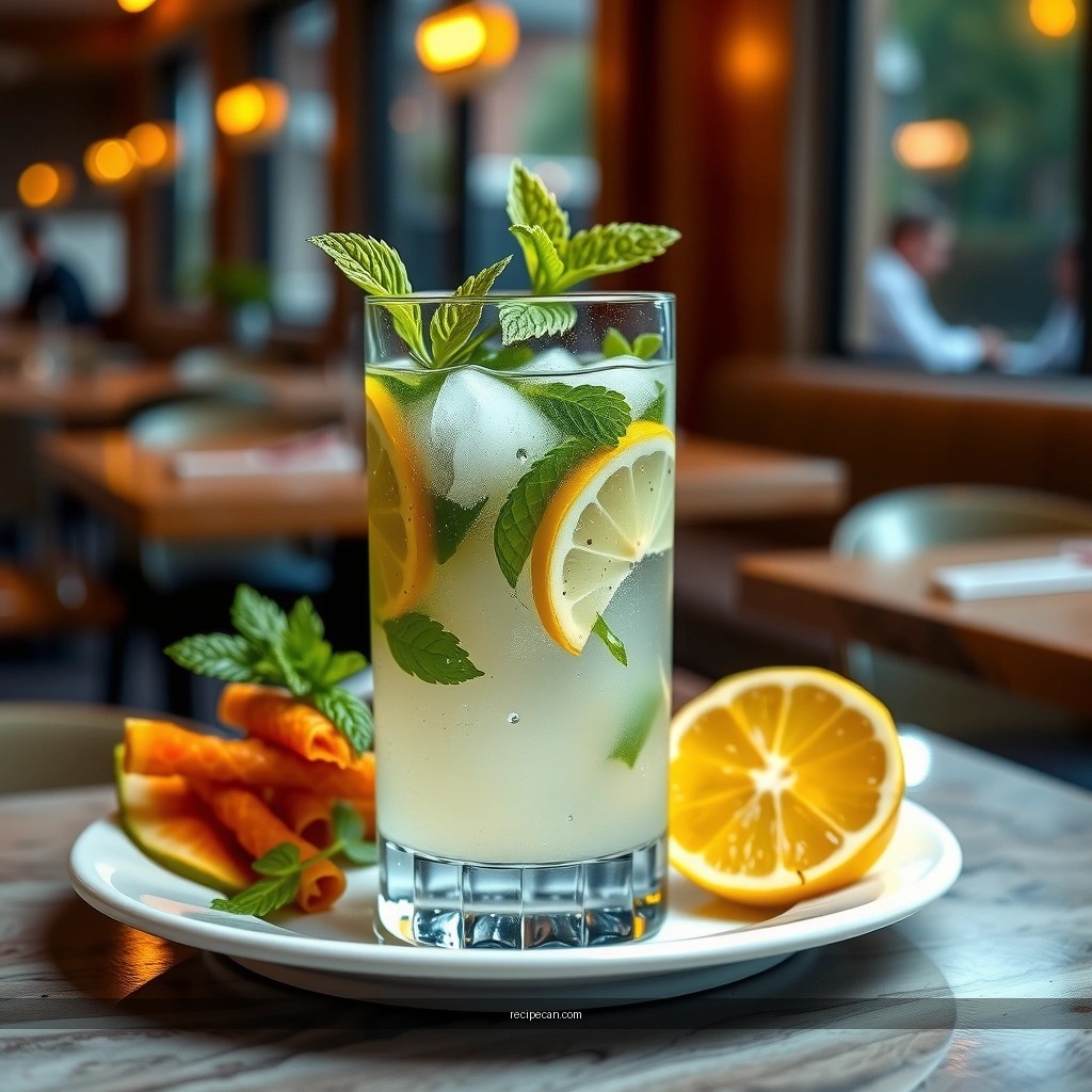 Mojito Syrup - mojito recipe pitcher