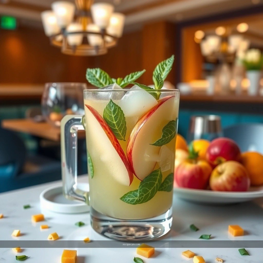 Muddle - apple mojito cocktail recipe
