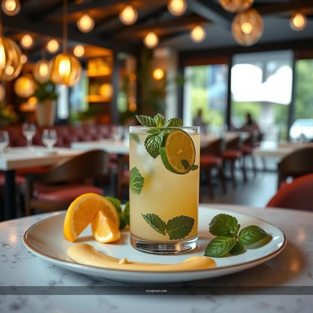 Muddle Mint - mojito mocktail pitcher recipe