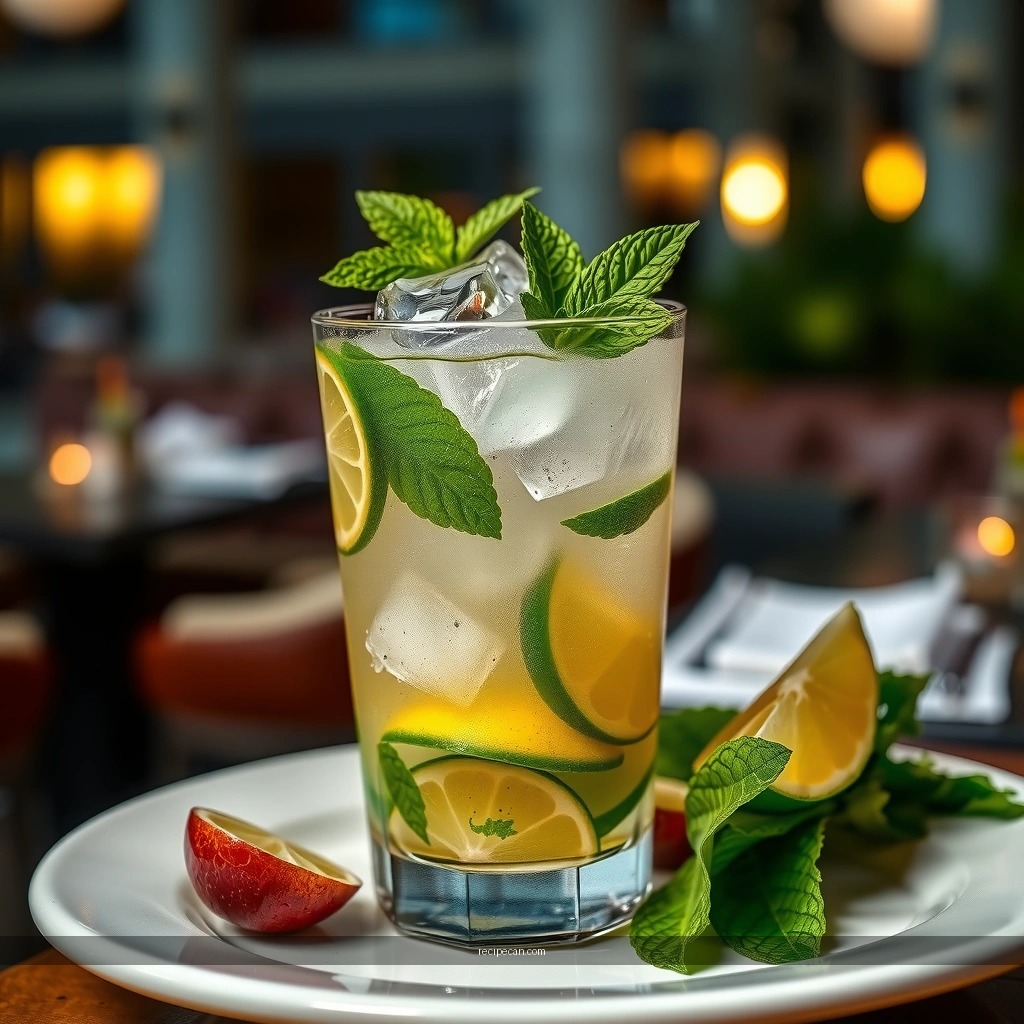 Muddle Mint - mojito mocktail recipe