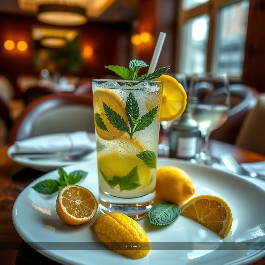 Muddle Mint - lemonade mojito drink recipe