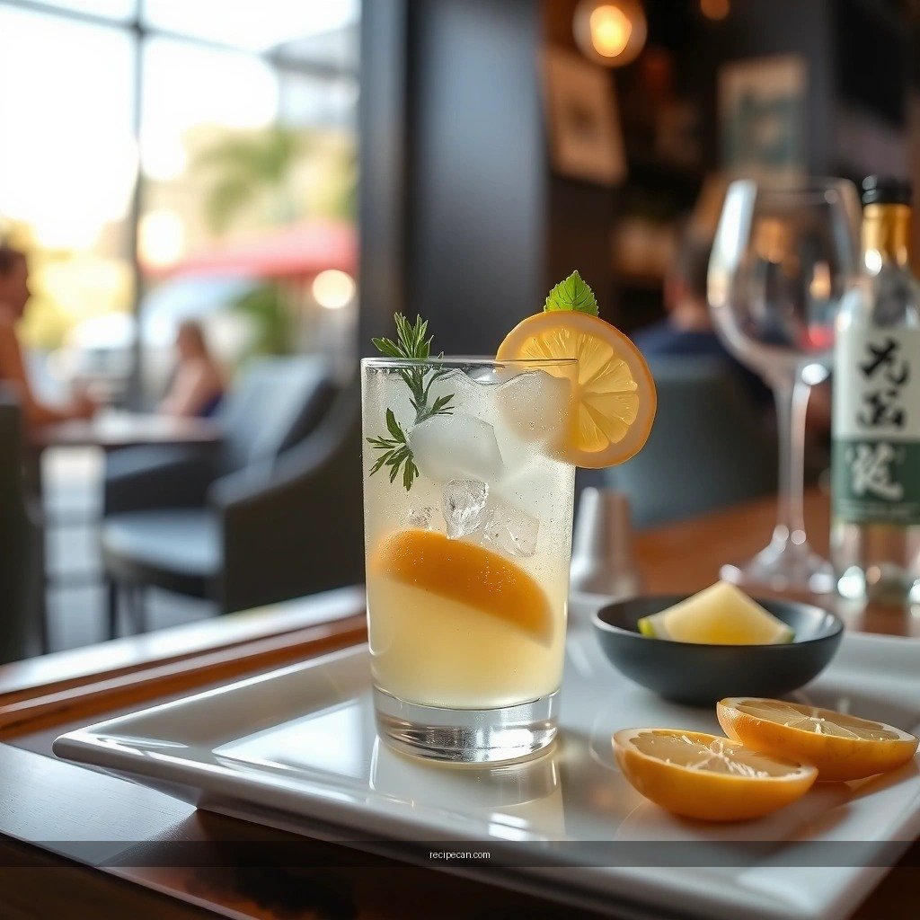 Muddle Mint - sake mojito recipe