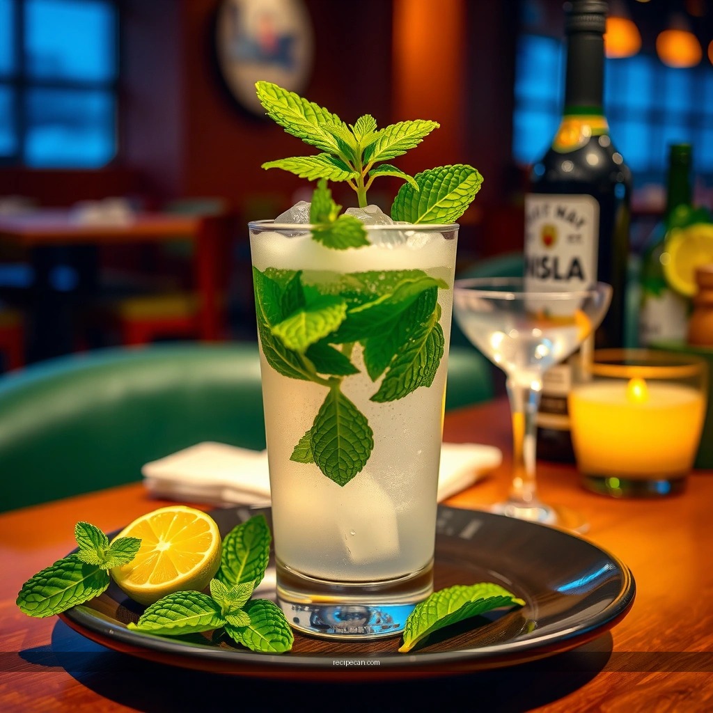 Muddle Mint and Lime - recipe for mojito