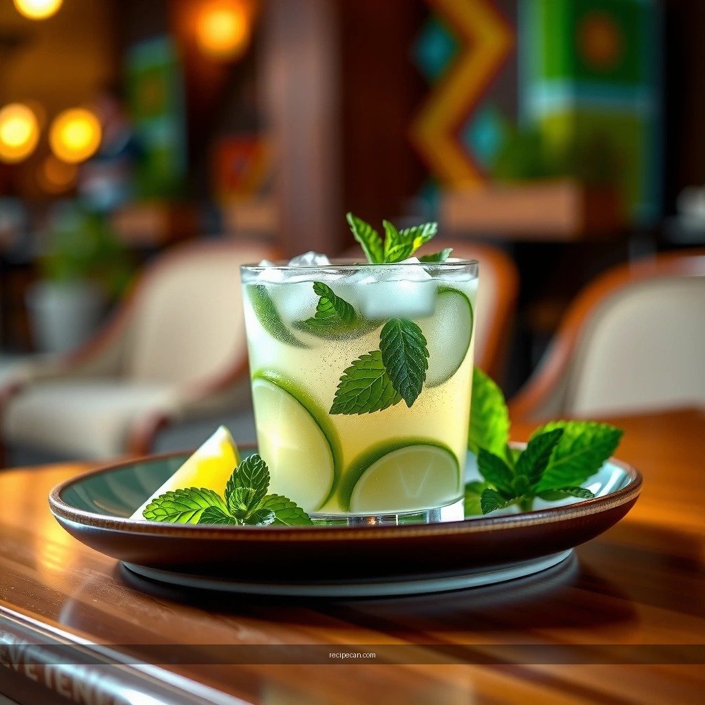 Muddle Mint and Lime - fresh mojito recipe