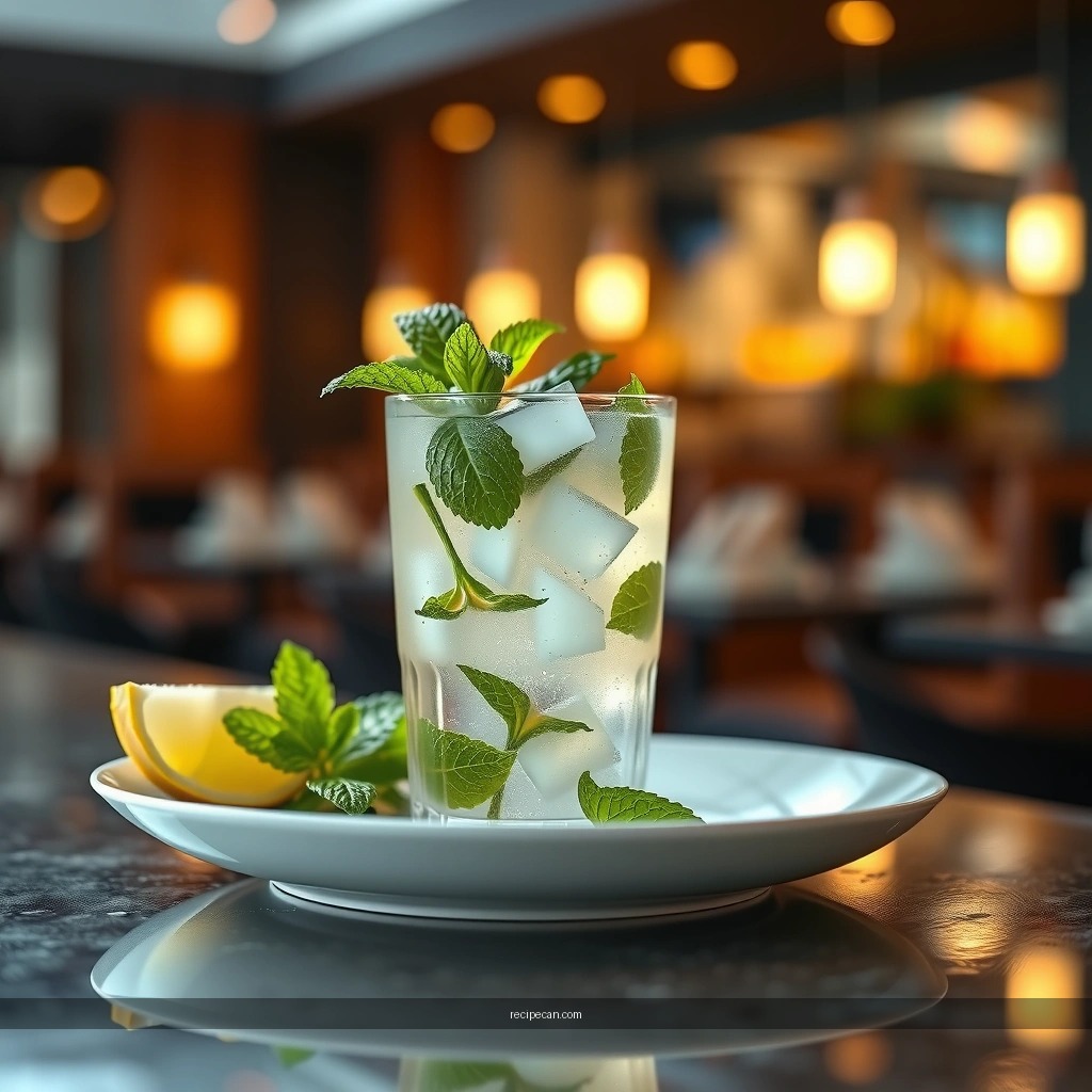 Muddle Mint and Lime - how to make mojito recipe