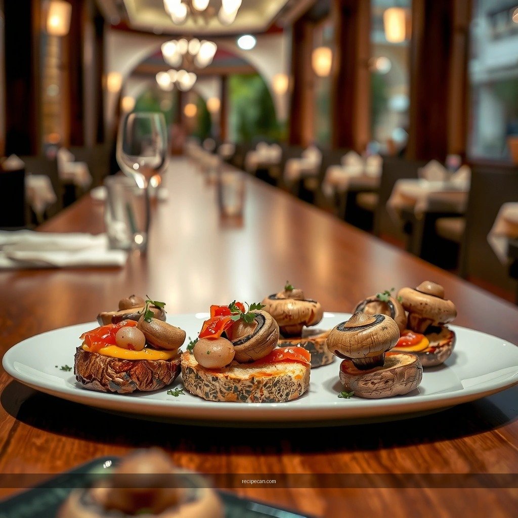Mushrooms - recipe for mushroom bruschetta