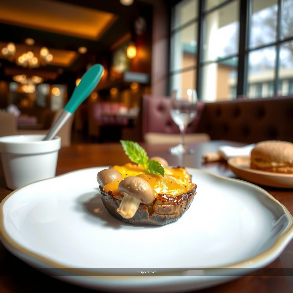 Mushrooms - recipe mushroom bread pudding
