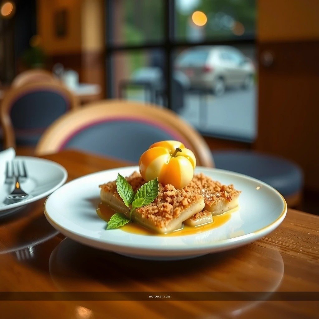 Oat Topping - healthy apple crumble recipe
