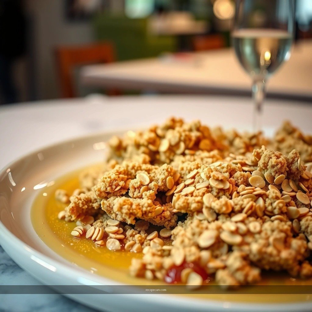 Oaty Crumble Base - recipe for oaty crumble topping