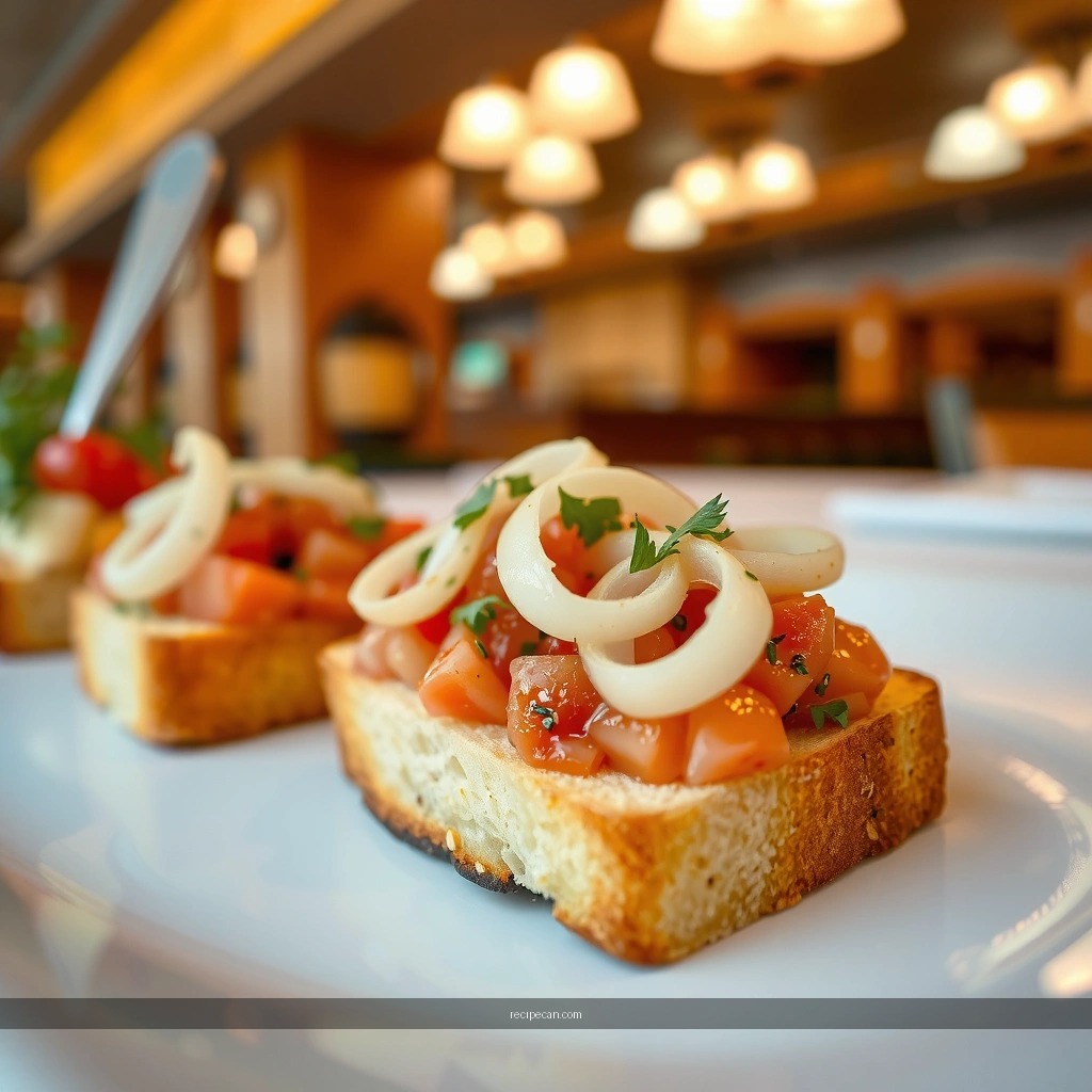 Onion Topping - bruschetta recipe with onion