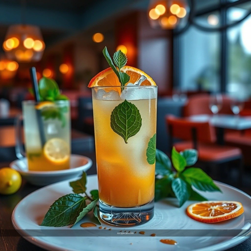 Orange Mojito Base - orange mojito recipe