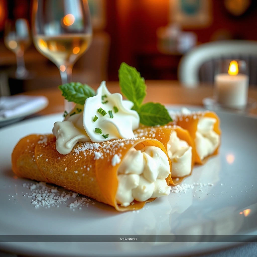 Orange Zest - traditional cannoli filling recipe