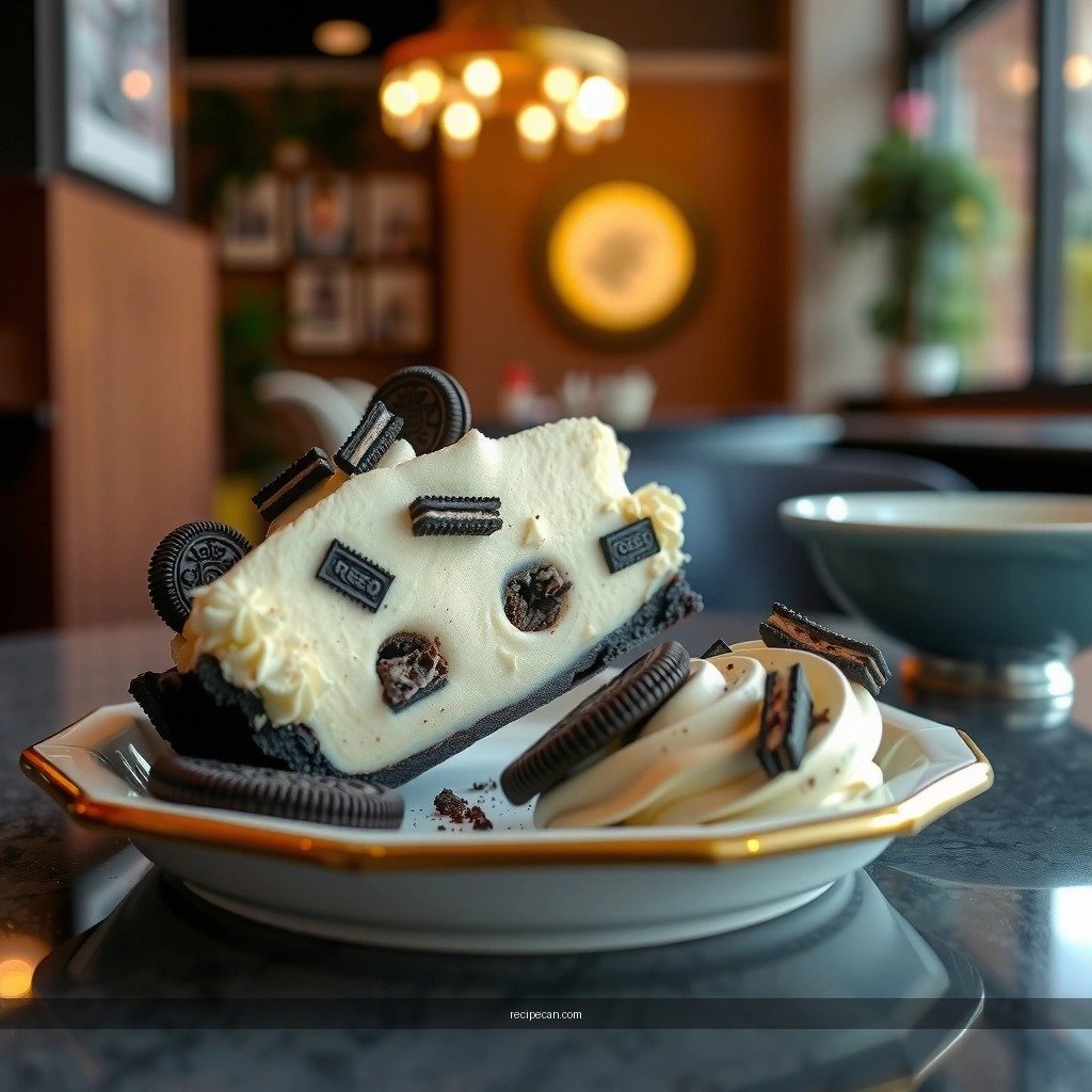 Oreo Cookie Crust - oreo cream pie recipe with pudding
