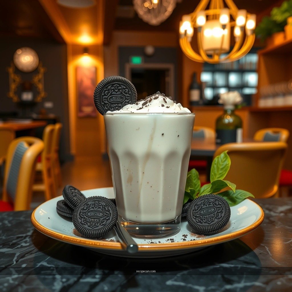 Oreo Milkshake - best oreo milkshake recipe