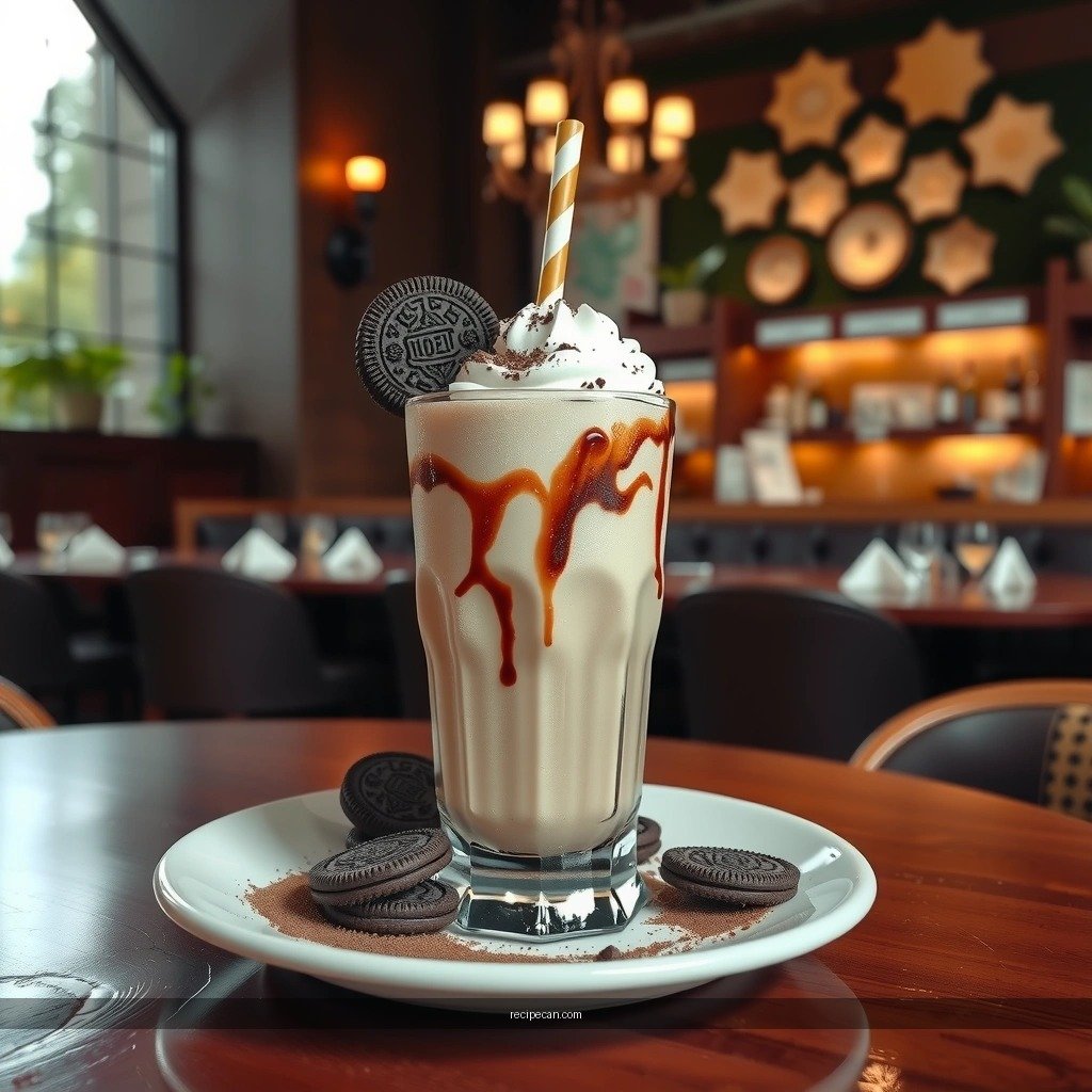 Oreo Milkshake - recipe for oreo milkshake
