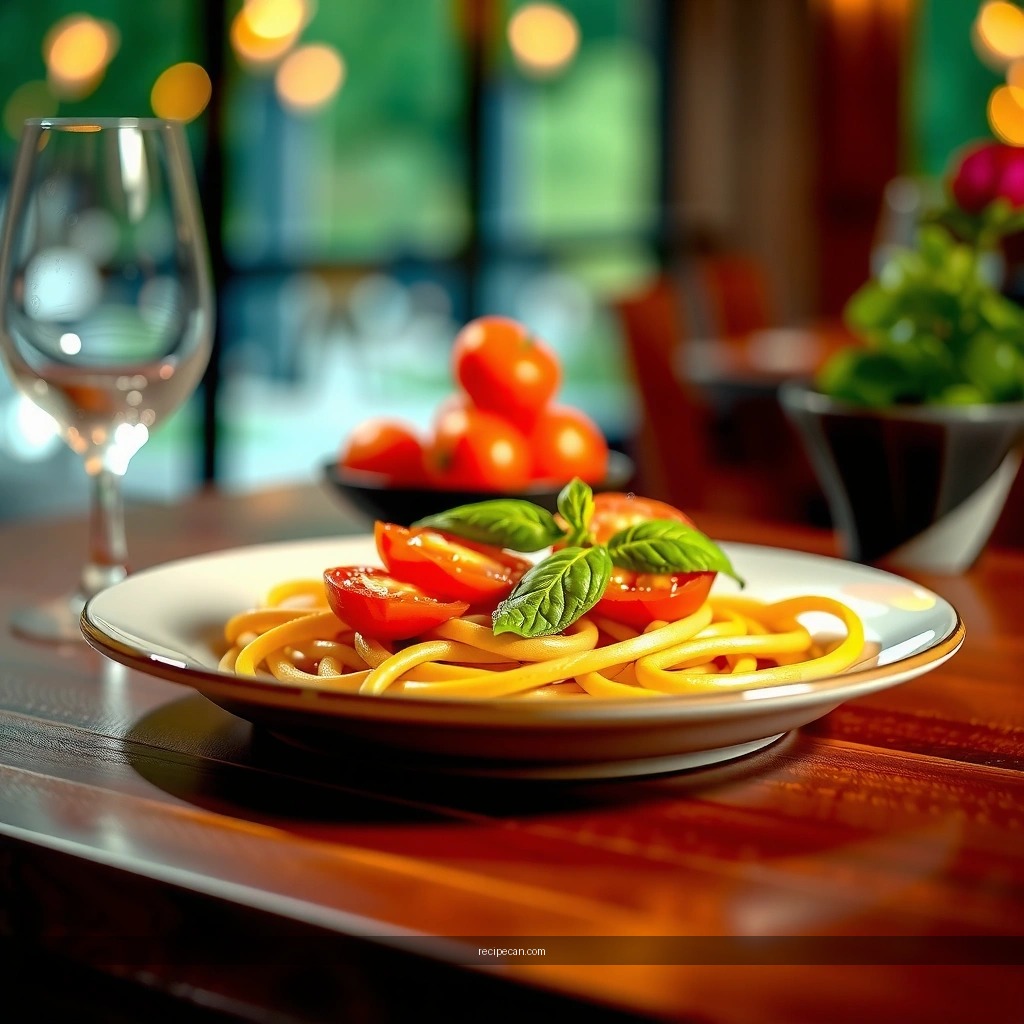 Pasta - recipe for bruschetta pasta
