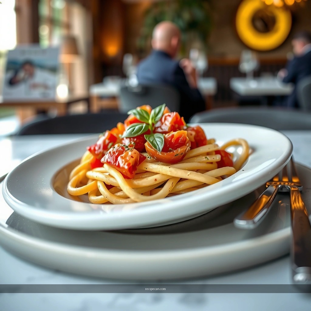 Pasta - pasta bruschetta recipe