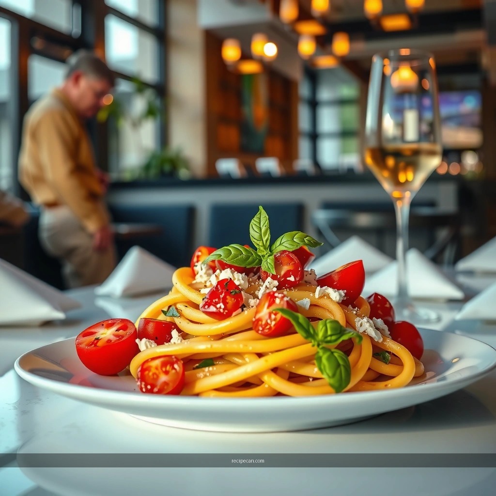 Pasta Bruschetta - pasta bruschetta recipe