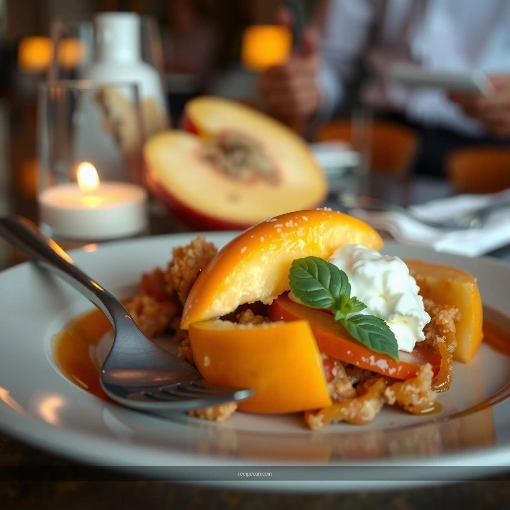Peach Filling - best peach crumble recipe